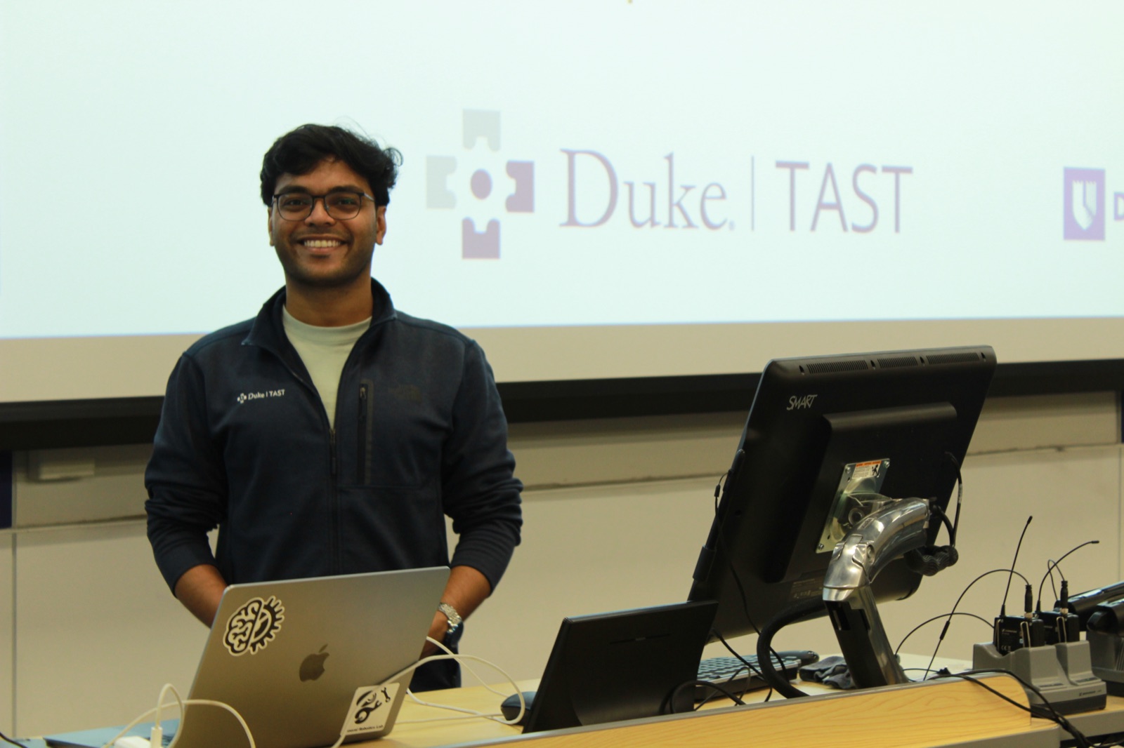 Ravi Prakash at the Bass Connections Showcase
